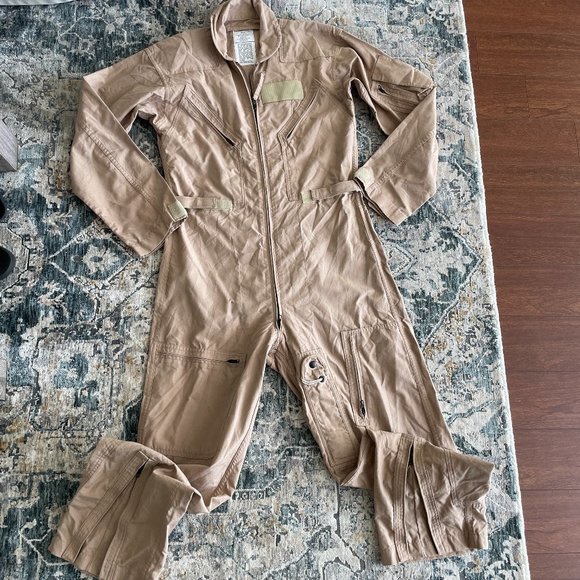 Genuine Us Air Force USAF Nomex Fire Resistant Flight Suit CWU-27/P - 38R. - Picture 11 of 11
